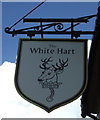 Sign for the White Hart, Ampthill