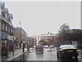 Golders Green Road in the rain