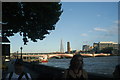 TQ3180 : View of the Tate Modern and the Shard from Victoria Embankment #2 by Robert Lamb