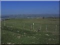 Hill path & stile on NW shoulder of Cusop Hill