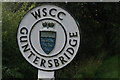 SU9723 : Sign at Gunter's Bridge, West Sussex by Christopher Hilton