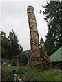 Totem pole near the visitor?s centre