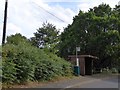 Bus shelter by A29 in Coldwaltham