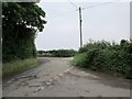 Southenay  Lane  with  access  road  to  Heminge  Farm  on  left