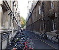 Bicycles in Brasenose Lane, Oxford
