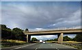 Farm access bridge over M180 motorway near Brigg