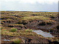 SD9181 : Peat bogs on Yockenthwaite Moor by John H Darch