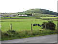 Farmland below the Aughrim Hill/Knockchree col