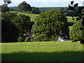 Champions Farm seen from footpath to the south