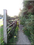 SW8235 : Footpath from Mylor Churchtown by Richard Rogerson