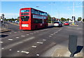 Bus on the A30 Great South-West Road