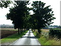 Road (bridleway) to frozen food factory at Autby