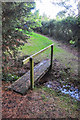 Taunton Deane District : Stream & Footbridge