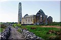 Q9752 : Scattery Island (Inis Cathaig), Co. Clare (11) - Teampall Naomh Mhuire Cathedral & Round Tower by P L Chadwick