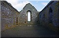 Q9752 : Scattery Island (Inis Cathaig), Co. Clare (13) - Teampall Naomh Mhuire Cathedral interior looking east by P L Chadwick
