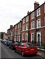 Victoria Street cars and houses, Shrewsbury