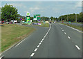 Services on the A43 eastbound at Towcester