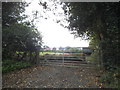 Blocked field entrance on Highwoodhall Road