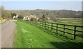 Approaching Church Farm, Yanworth