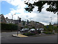 Looking from Christ Church, Burbage towards the war memorial