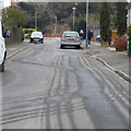 A street cleaning machine has been along Mercia Way, Warwick