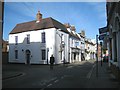 West on Old Square, beyond its junction with New Street, Warwick