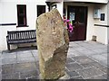 Stone outside Llanfallteg Village Hall