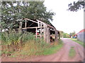 Remains of a shed at Crookford Farm