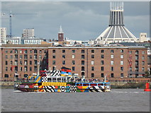 SJ3389 : Liverpool - Albert Dock and Metropolitan Cathedral by Chris Allen