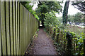 Coastal path towards Lane End Road, Bembridge