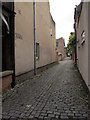 Back alley off Longfield Terrace, York