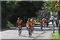 A crowd of cyclists in Brook Street, Tring