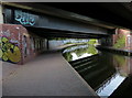 Beneath the A47 road bridges 108d and 108e