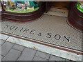 SS4526 : Mosaic floor to shop entrance, 12 High St, Bideford by Robin Stott