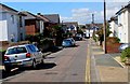 West along Heath Road, Lake, Isle of Wight 