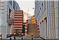 St Pauls Cathedral glimpsed from New Bridge Street, 1994