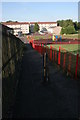 Path and bollard, Corkerhill