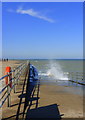 Rough sea at high tide, St. Mildred