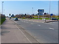 A6004 at the One Ash Roundabout