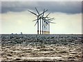 SJ2299 : Wind Turbines at Burbo Bank, Liverpool Bay by David Dixon