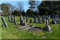 Gravestones at Loughborough Cemetery