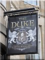 Sign for The Duke of Northumberland, 18 Clayton Street, NE1 (3)