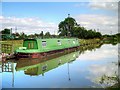 Narrowboat on the Shropshire Union Canal near Stoak