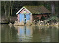 SK5514 : Old boat house at Swithland Reservoir by Mat Fascione