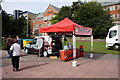 TA0928 : The Joy of Coffee stall in Queens Gardens, Hull by Ian S
