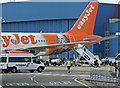 Easyjet William Shakespeare campaign aircraft