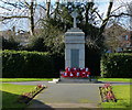 War memorial in Memorial Garden, Anstey