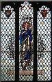 TL3042 : St Catherine, Litlington - Stained glass window by John Salmon