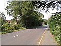 Road on the edge of Rode