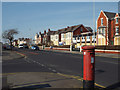 Premises and a postbox on Lytham Road, Blackpool